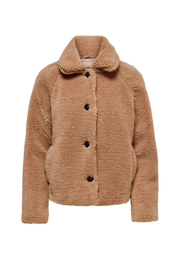 Only - Fuskpäls onlEmily Teddy Jacket - Brun