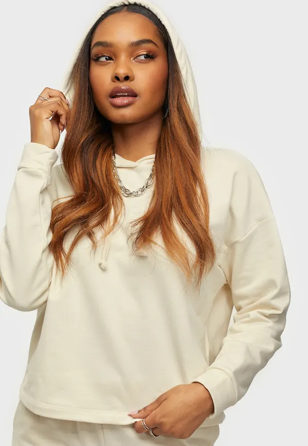 Only - Hoodies - Birch - Onldreamer L/S Hood Swt Noos - Tröjor