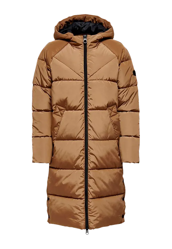 Only - Jacka onlAmanda Long Puffer Coat - Brun