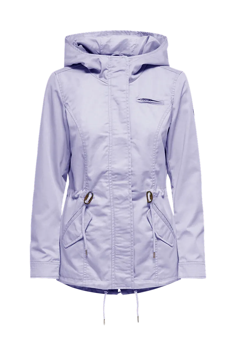 Only - Jacka onlLorca Canvas Parka CC Otw - Lila