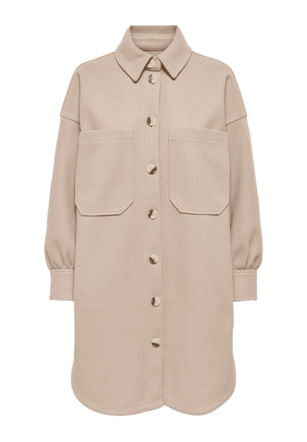 Only - Jacka onlTrillion L/S Oversize Shacket CC - Grå - 36