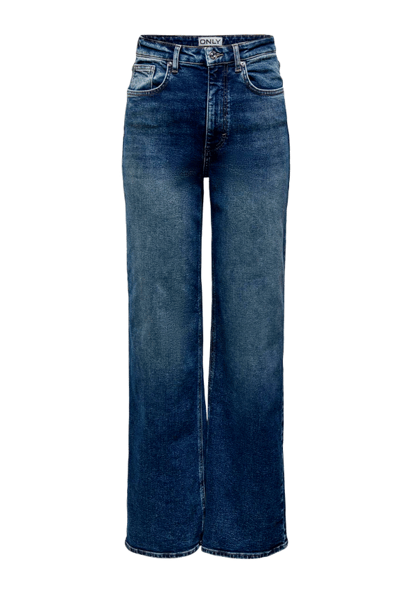 Only - Jeans onlJuicy HW Wide Dnm Rea398 - Blå