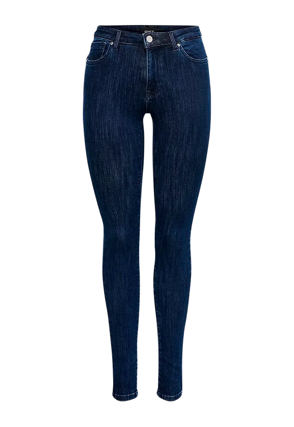 Only - Jeans onlPower Life Mid Push Up SK BB Ana 215 - Blå