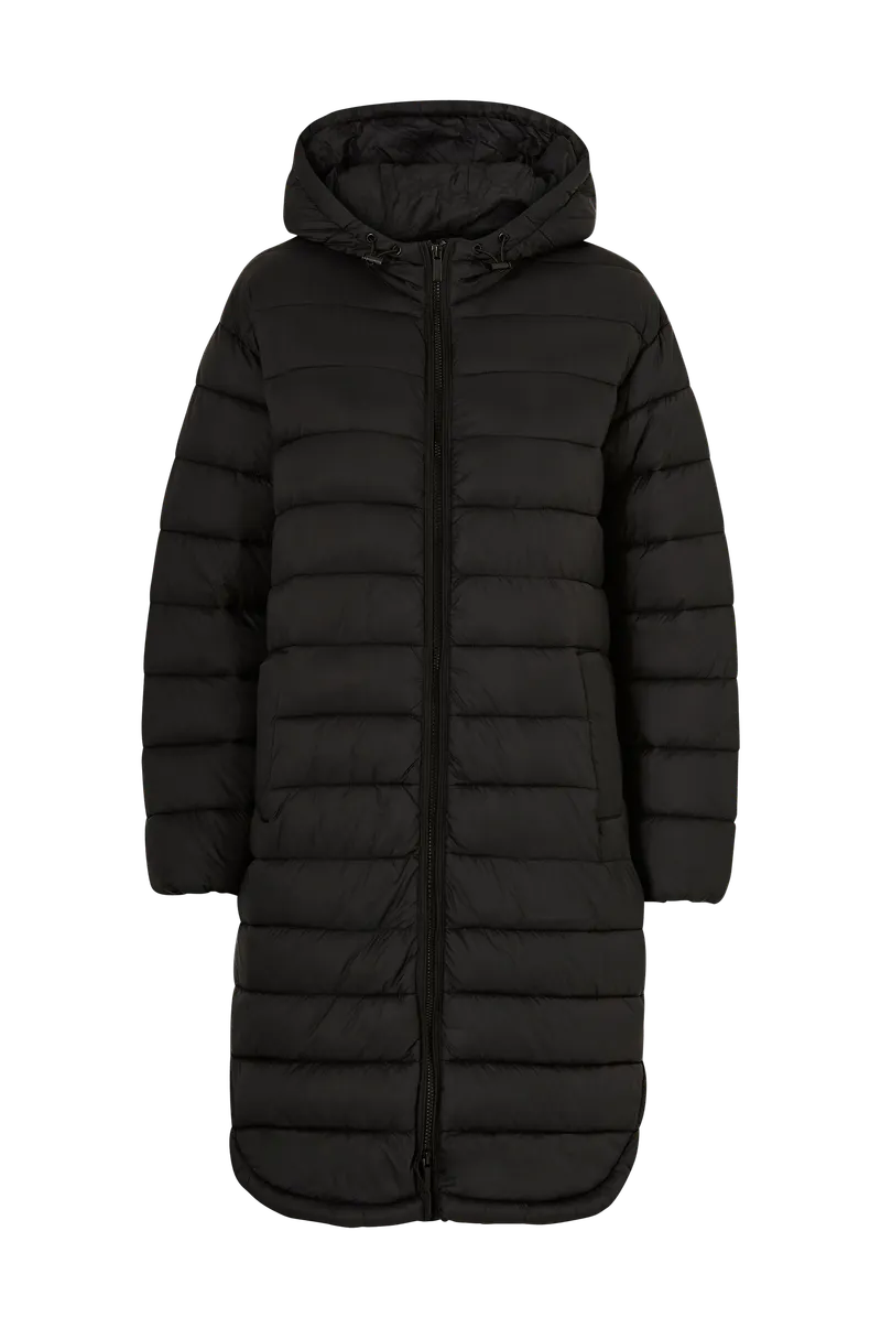 Only - Kappa onlMelody Quilted Oversize Coat Otw - Svart