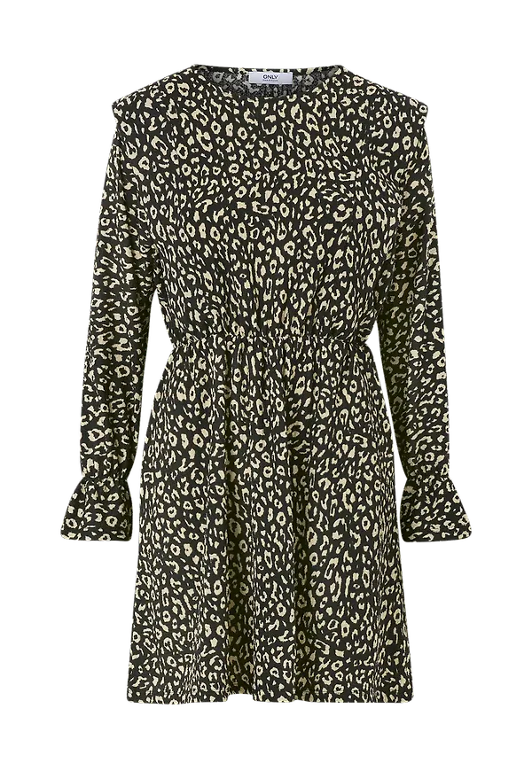 Only - Klänning onlZille L/S Dress - Svart