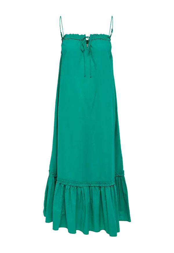 Only - Maxiklänning onlAllie Strap Ankle Dress Wvn - Grön