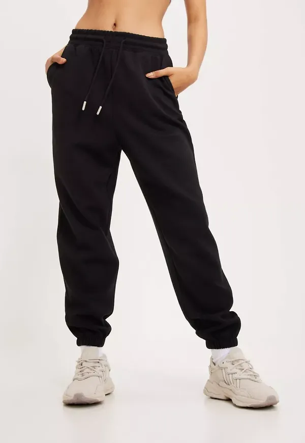 Only - Mjukisbyxor - Black - Onlscarlett Pant Swt Noos - Byxor