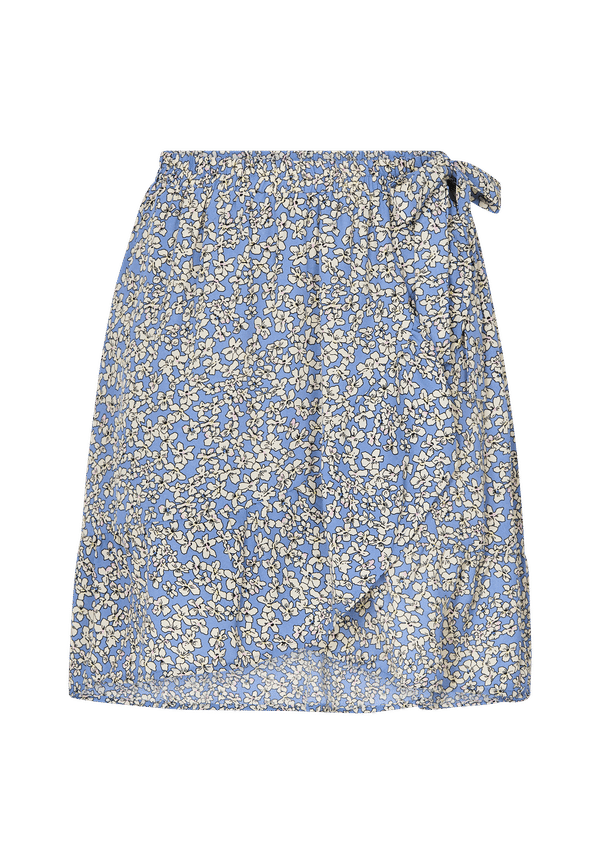 Only - Omlottkjol onlFuchsia Life Short Wrap Skirt - Blå