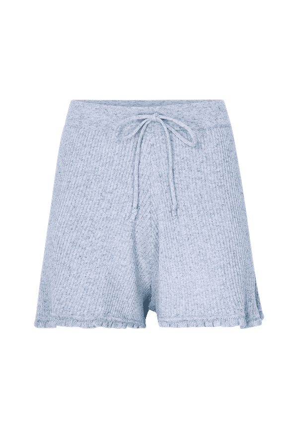 Only - Shorts onlLina Ruffle Shorts Knt - Blå