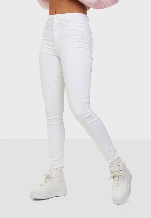 Only - Skinny - Onlroyal Hw Sk Jeans White Noos - Jeans - Skinny jeans