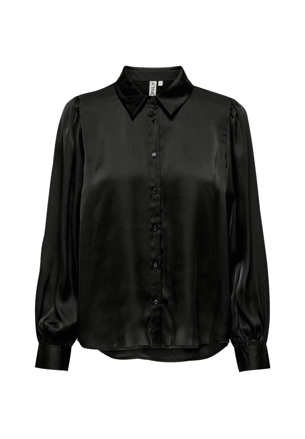 Only - Skjorta onlZora LS Puff Shirt Wvn - Svart