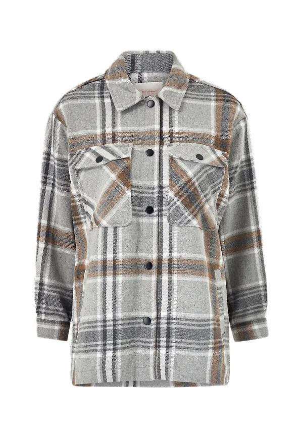 Only - Skjortjacka onlEllene-Valda Check Shacket - Brun