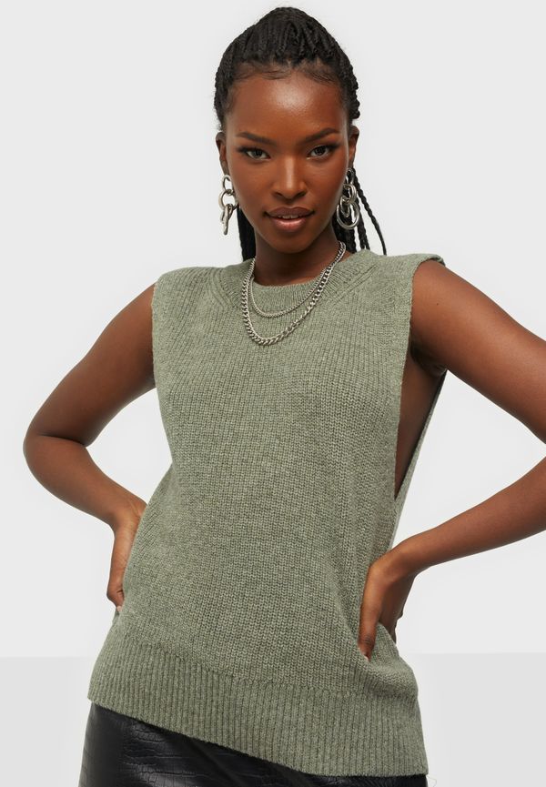 Only - Stickade tröjor - Kalamata W. Melange - Onlparis Life Vest Knt Noos - Tröjor - Knitted sweaters