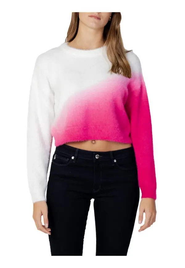 Only - Stickade tröjor & koftor - Rosa - Dam - Storlek: L,M