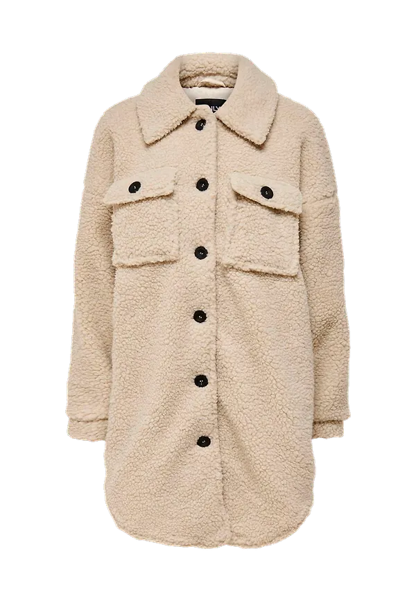 Only - Teddykappa onlNewCamilla Teddy Shacket - Beige