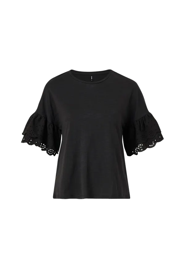 Only - Topp onlCelina Life S/S Top - Svart