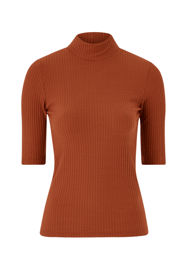 Only - Topp onlLuna S/S Rib Top - Röd