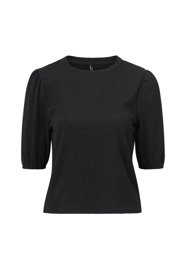 Only - Topp onlSandra 2/4 Puff Top - Svart