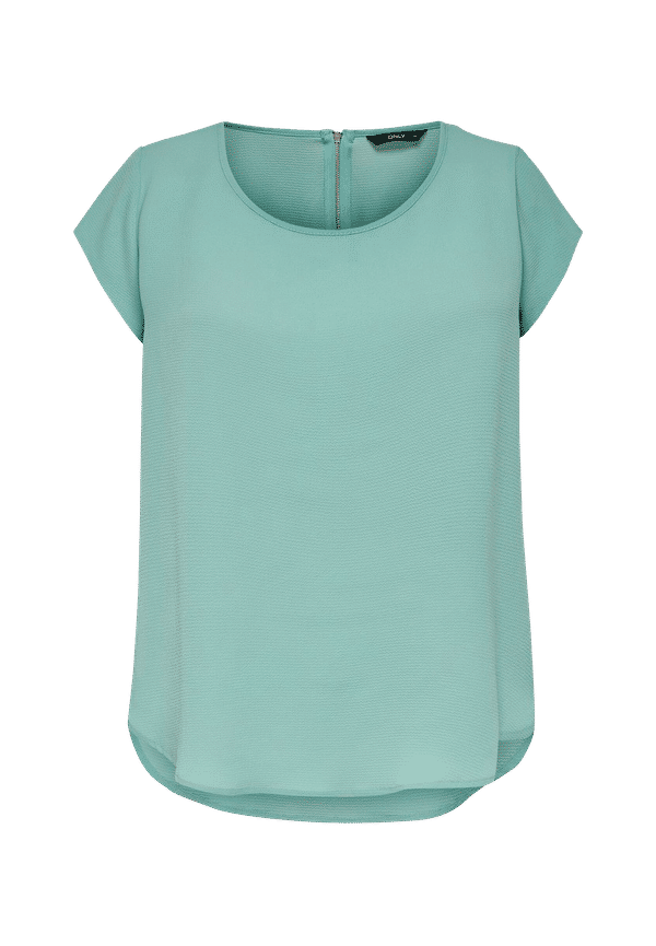 Only - Topp onlVic S/S Solid Top - Blå