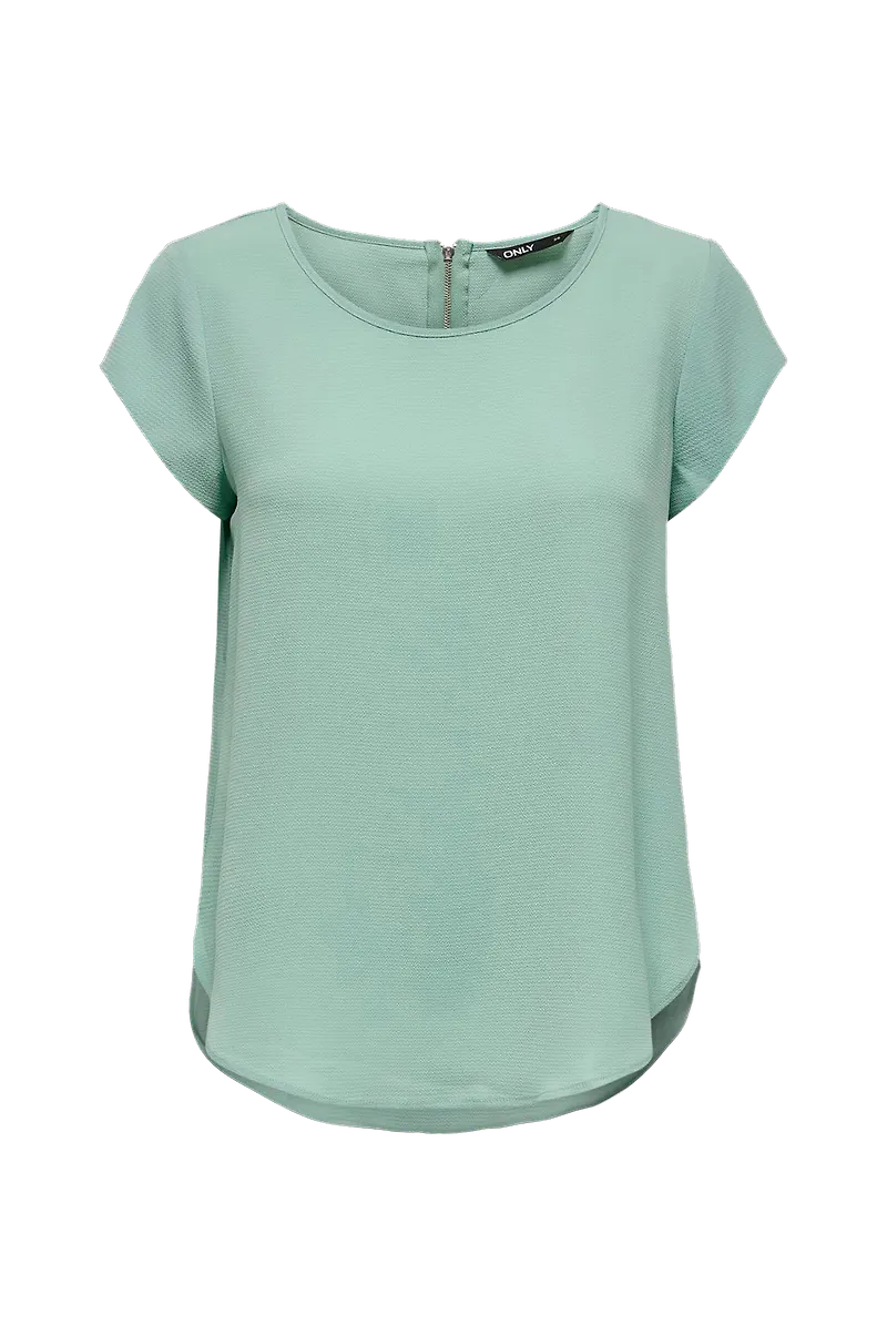 Only - Topp onlVic S/S Solid Top - Grön