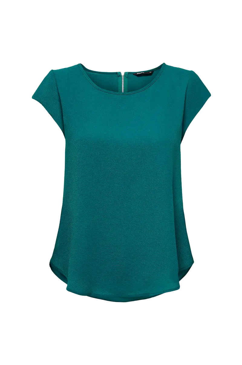 Only - Topp onlVic S/S Solid Top - Grön