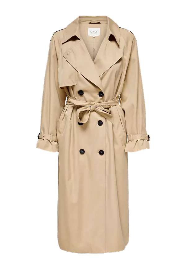 Only - Trenchcoat onlChloe Trenchcoat Double - Brun