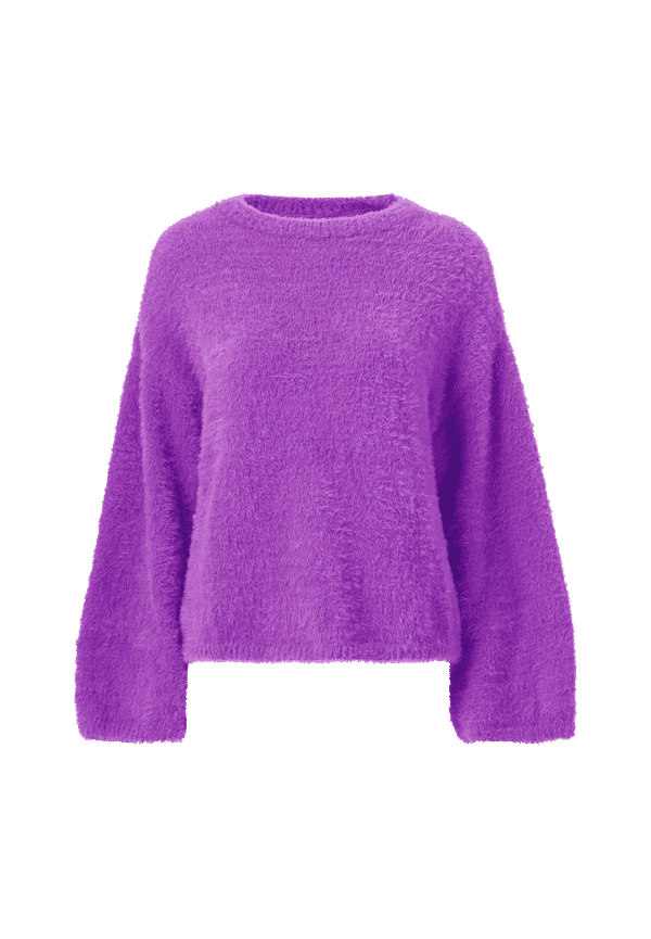 Only - Tröja onlFrida LS Wide Sleeve Knt - Röd - 36