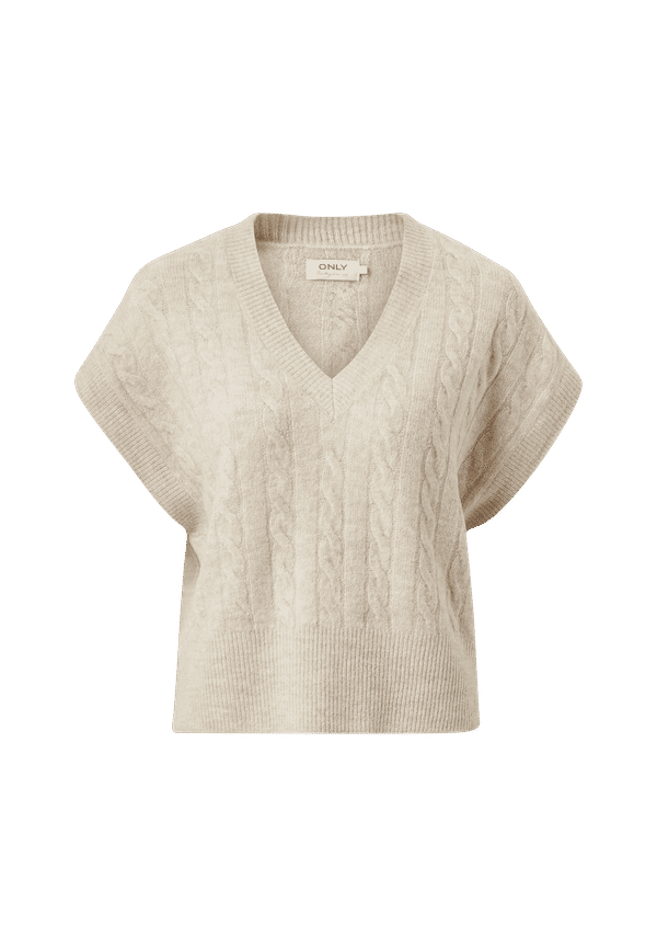 Only - Tröja onlMelody Vest Knt Noos - Brun - 34