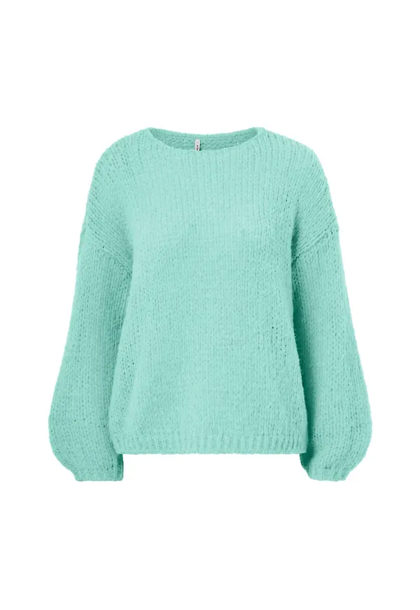 Only - Tröja onlNordic Life LS O-Neck Knt - Blå - 36