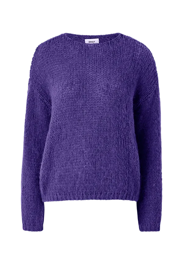 Only - Tröja onlNordic Life LS O-Neck Knt - Röd - 36