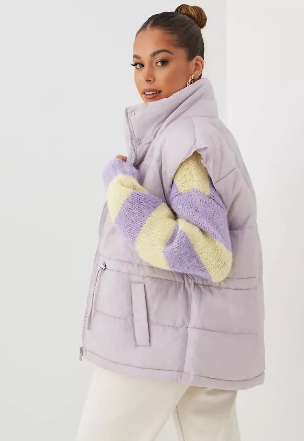 Only - Västar - Lavender Blue - Onlsydney Puffer Waistcoat Otw - Jackor & Kappor - Vests