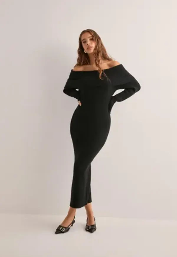 Only - - Onlkatia Ls Off Shoulder Dress Cc K