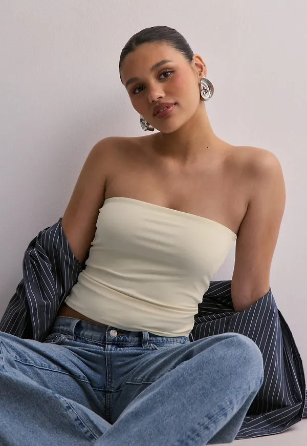 Only - Beige - Onlea Tube Top Jrs