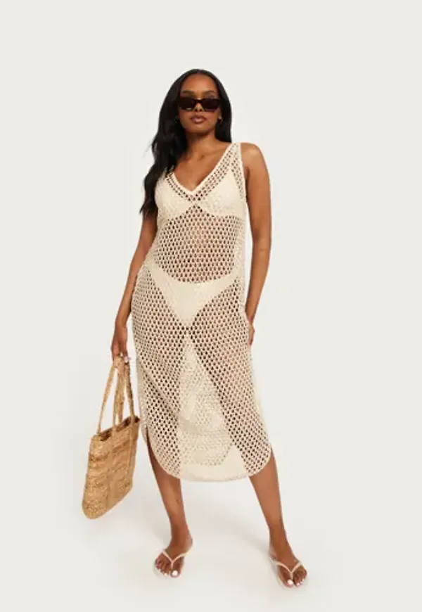 Only - Beige - Onlflorence Crochet Dress