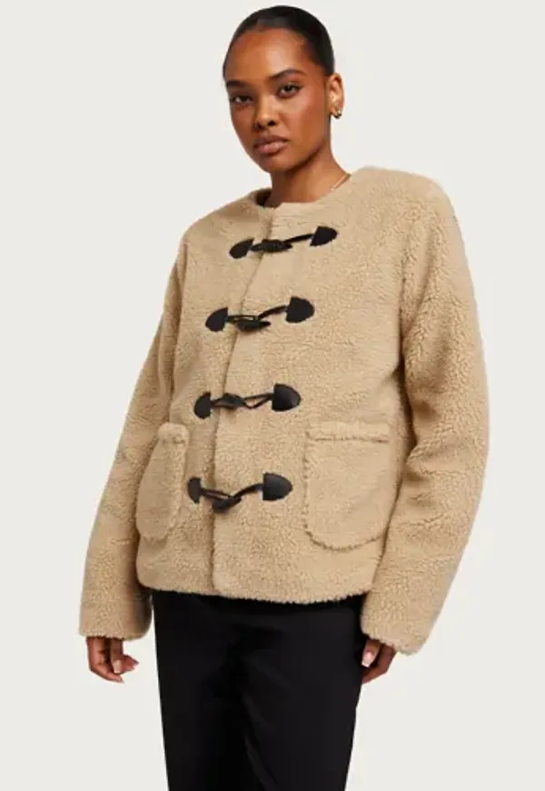 Only - Beige - Onlmandyteddy Duffel Jacket Otw