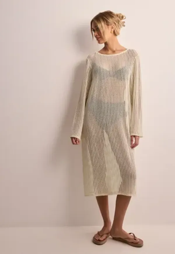 Only - Beige - Onltracy L/S Dress Jrs