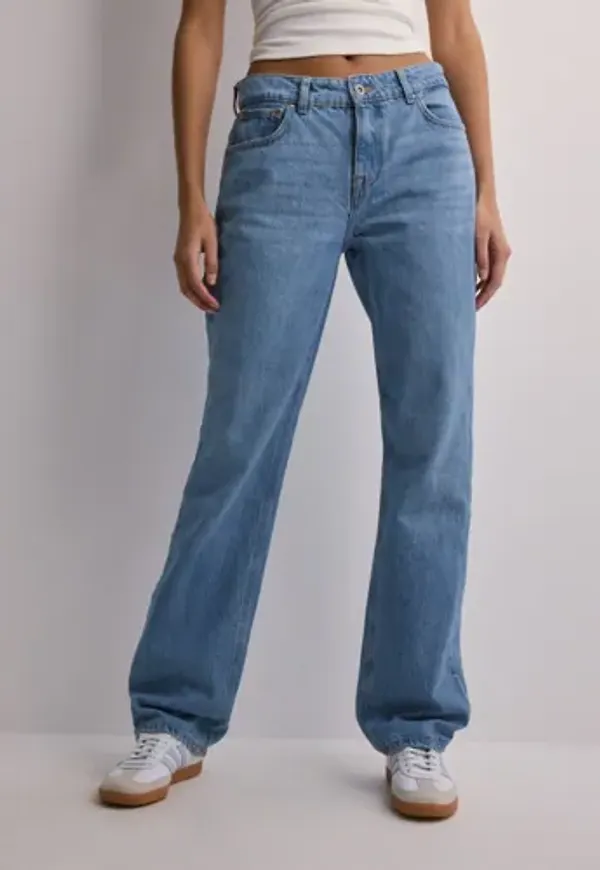 Only - Blå - Onlbree Low Straight Dnm AZG855