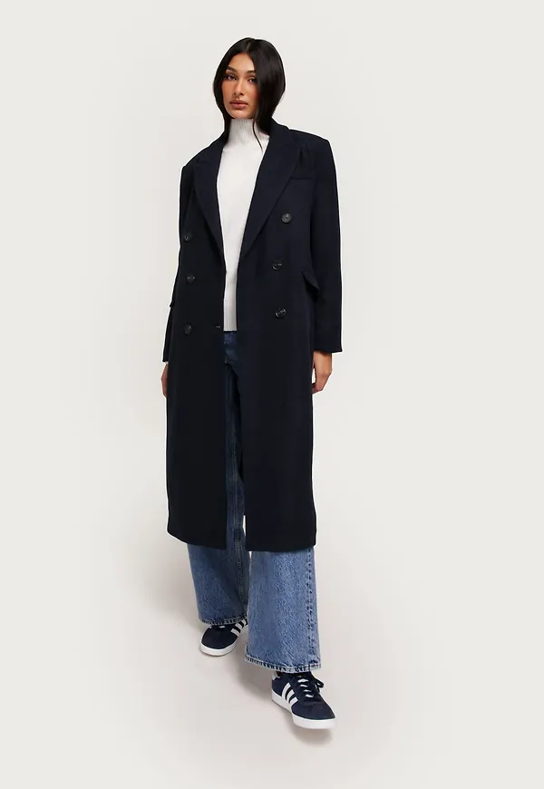 Only - Blå - Onlvicky Wool Coat Otw