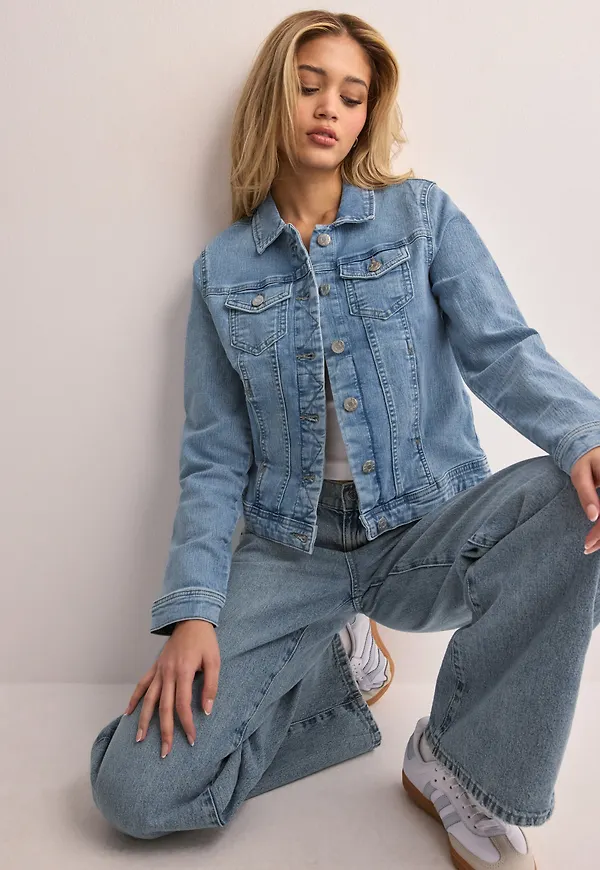 Only - Blå - Onlwonder Dnm Jacket Noos