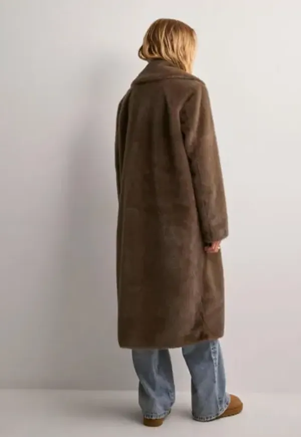 Only - Brun - Onlmeagan Fur Coat Otw