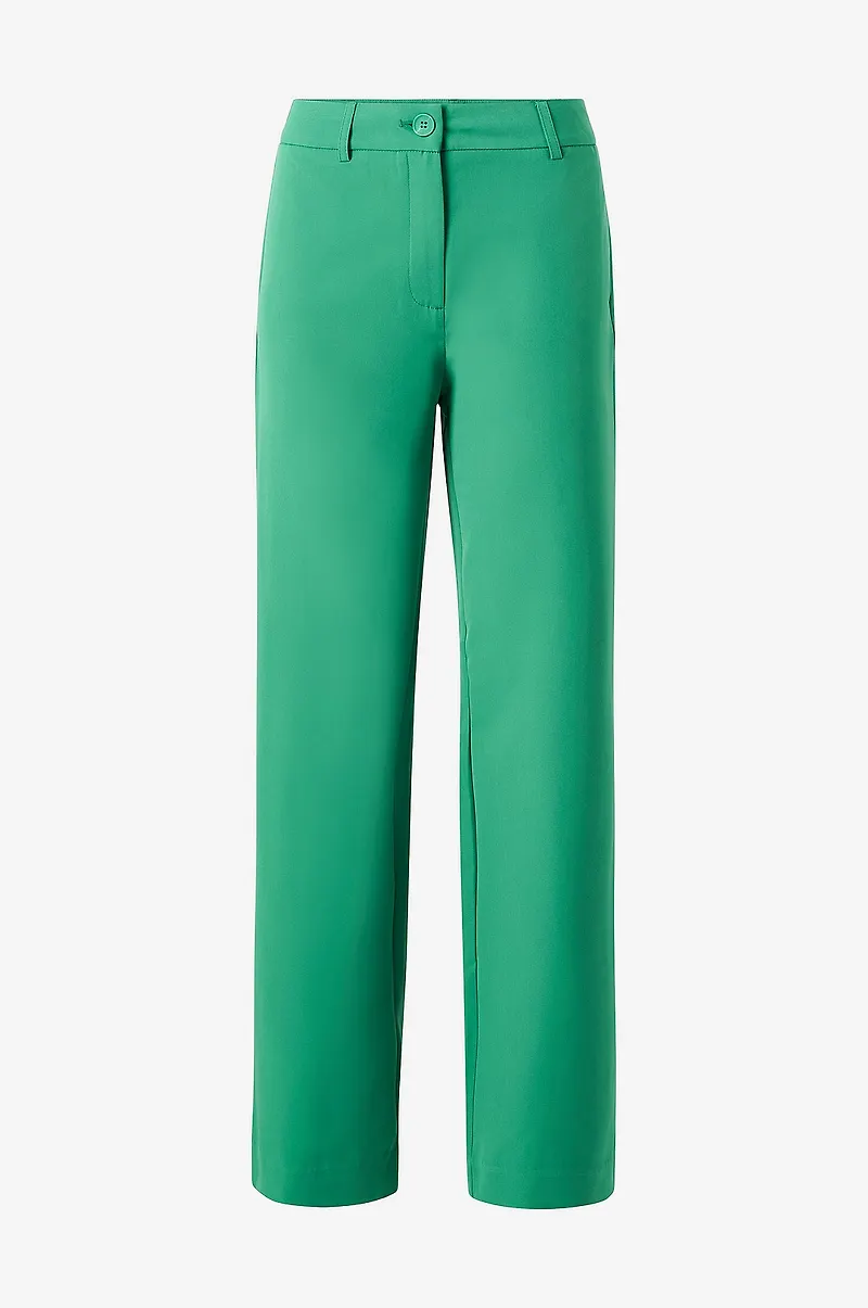 Only - Byxa onlLana-Berry Mid Straight Pant Tlr - Grön