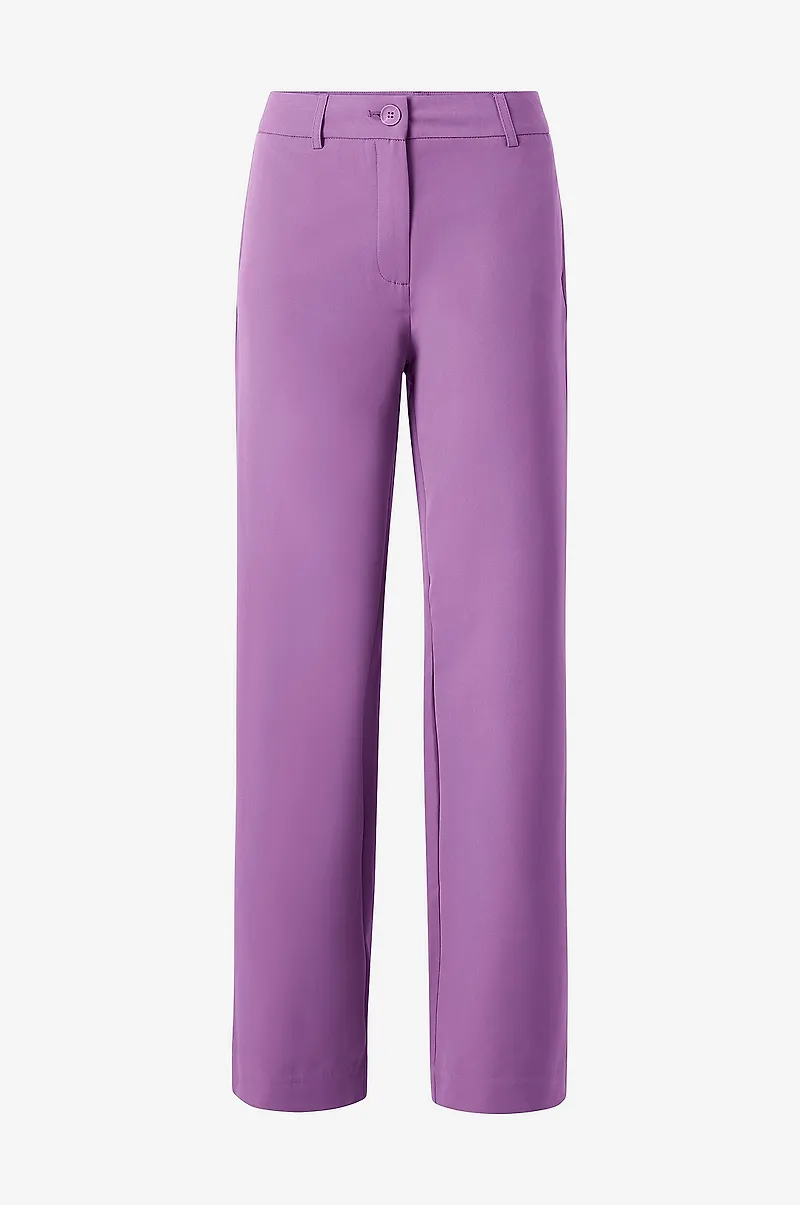 Only - Byxa onlLana-Berry Mid Straight Pant Tlr - Lila