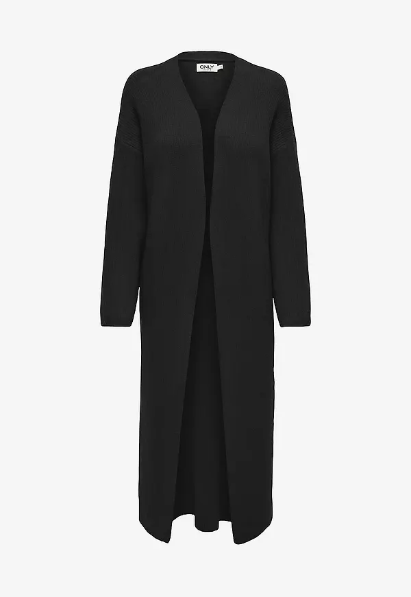 Only - Cardigan onlAlpha LS Maxi - Svart