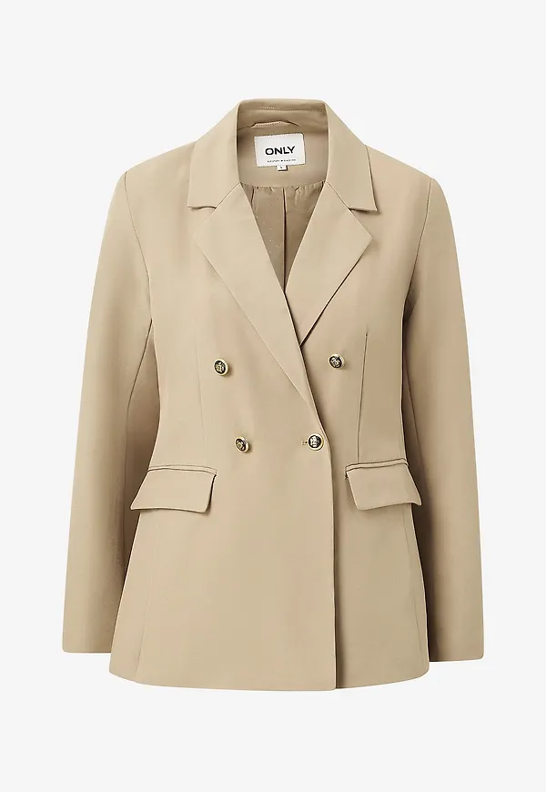 Only - Kavaj onlThea Metal DB Blazer - Brun