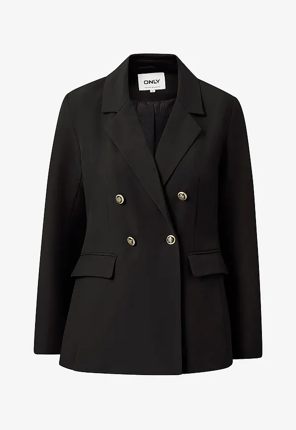 Only - Kavaj onlThea Metal DB Blazer - Svart