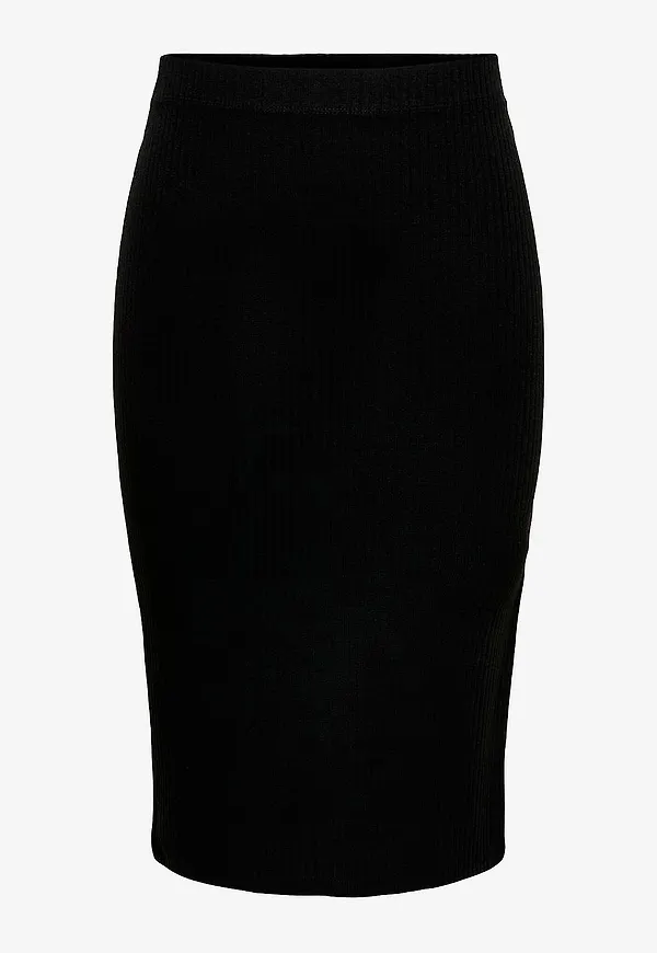 Only - Kjol onlEmma Slit Skirt - Svart