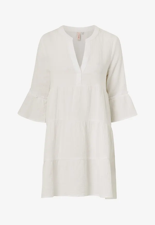 Only - Klänning onlThyra Peplon Dress Wvn - Vit