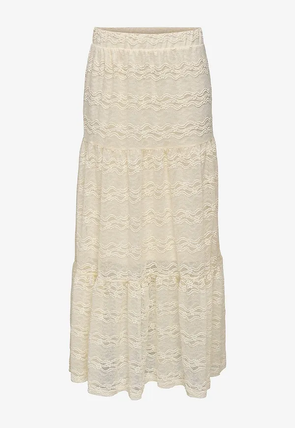Only - Maxikjol onlLuna Long Skirt Jrs - Beige