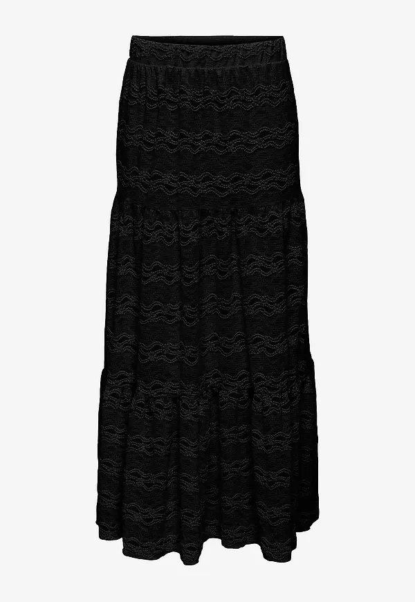 Only - Maxikjol onlLuna Long Skirt Jrs - Svart