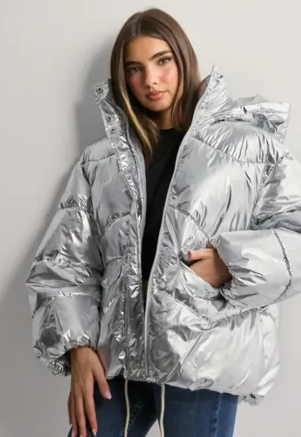 Only - Silver - Onlpearl Puffer Jacket Cc Otw